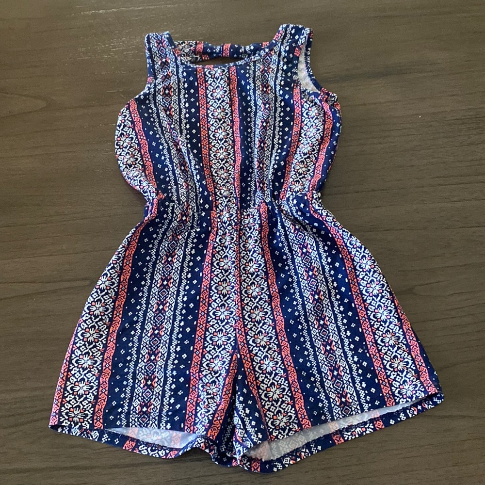 Blue girls romper from Macy’s